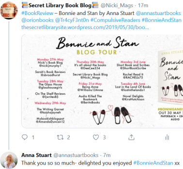 Screenshot_2019-05-30 📚Secret Library Book Blog📚 on Twitter annastuartbooks You're very welcome it's such a lovely story [...]